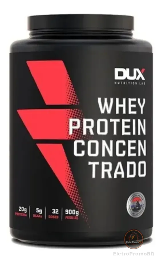 Whey Protein Concentrado DUX 900g Sabor Cappuccino