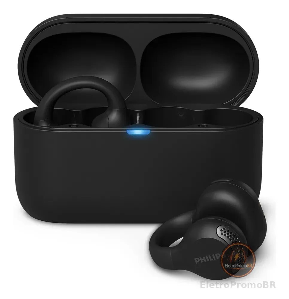 Fone De Ouvido Ear Cuff Sem Fio Philips Bluetooth Preto Taq2000bk/00
