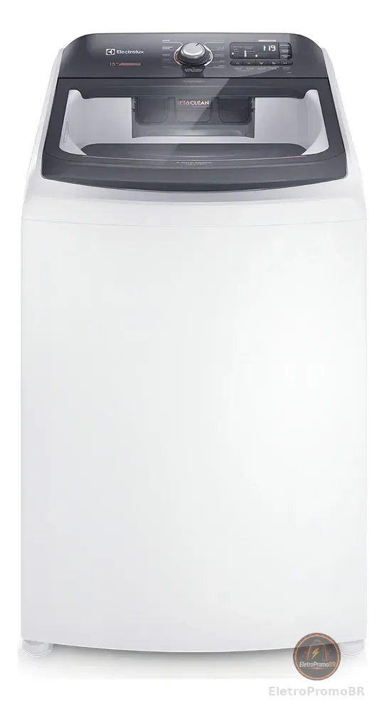 Máquina de Lavar 15kg Electrolux Premium Care com Cesto Inox, Jet&Clean e Time Control LEC15
