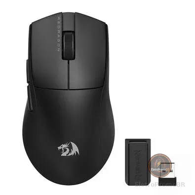 Mouse Gamer Sem Fio Redragon King Pro, 26000 DPI, 7 Botões, Wireless, Bluetooth, Preto - M916-PRO-1K