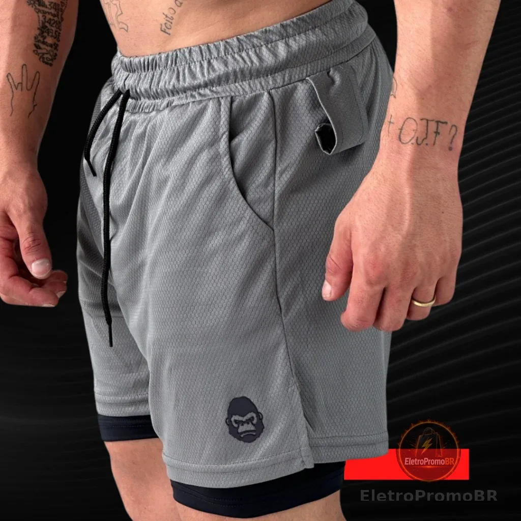 Shorts Masculino Kong para Treino Corrida
