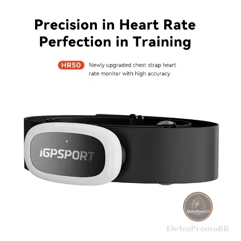 IGPSPORT HR50 Novo Monitor De Frequência Cardíaca Cinta Torácica Ciclismo Profissional Suporte Bicicleta Corrida Esporte