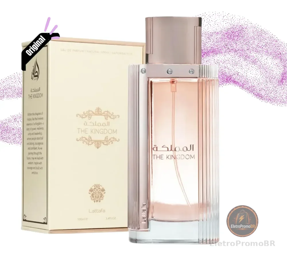 Perfume Árabe Feminino The Kingdom Lattafa 100ml Original Nf
