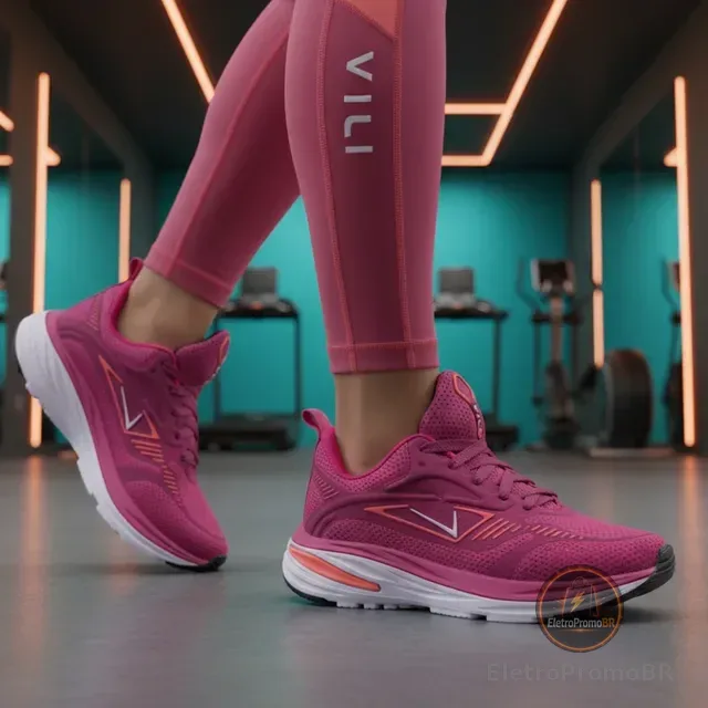 Tênis Feminino Vili Fusion Masculino Para Academia Caminhada