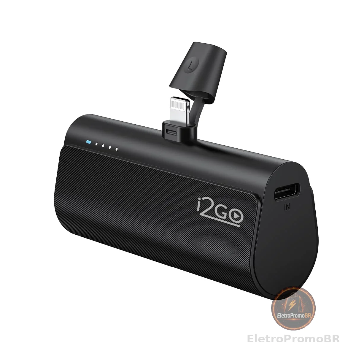 I2GO, Carregador Portátil (Power Bank), Pocket, 5000mAh, Não Necessita Cabos, Modelo Lightning