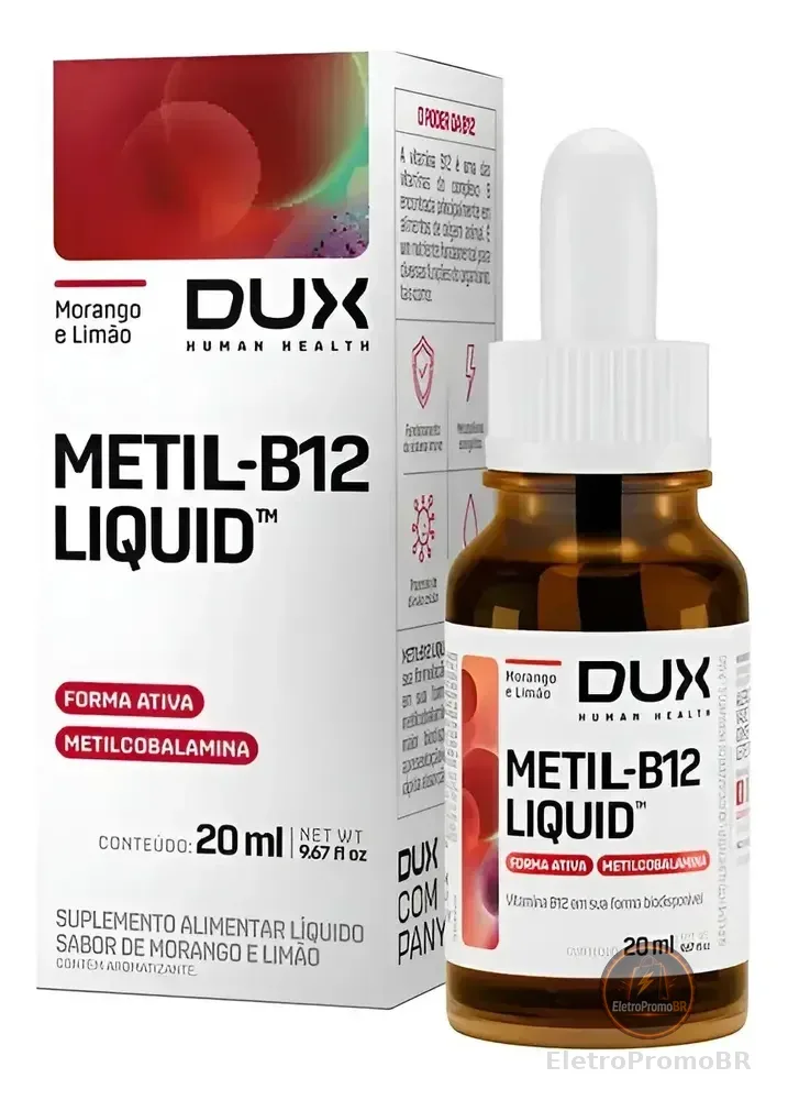 Metil-b12 20ml Morango E Limao