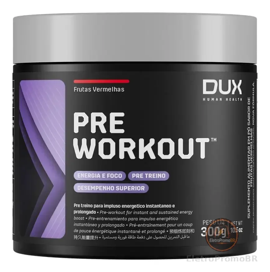 Pre Workout 300g Pink Lemonade Dux Nutrition