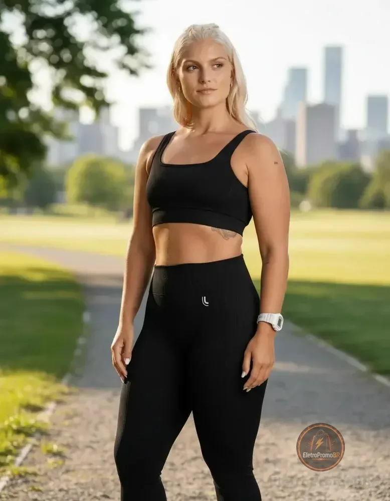 Calça Legging Lupo Max Feminino Academia Cintura Alta Treino Preto M