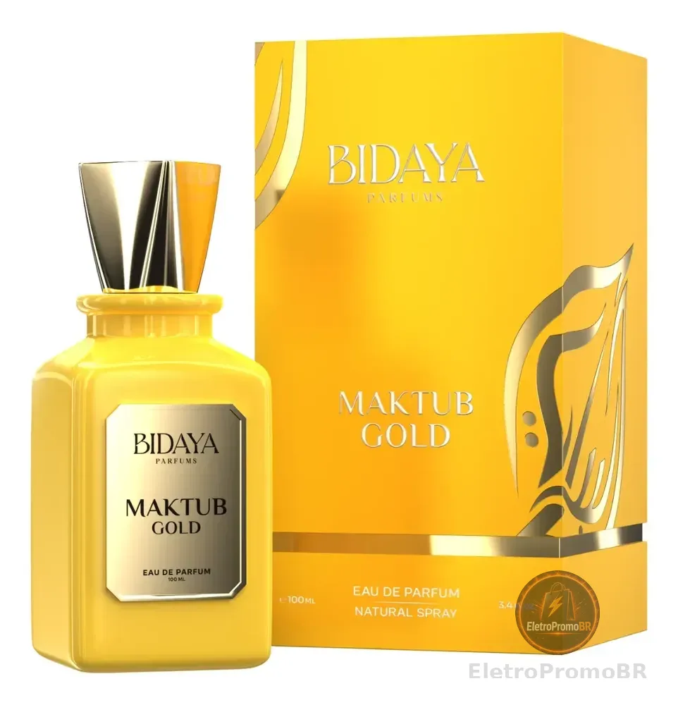Perfume Árabe Maktub Gold 100ml Bidaya  Eau De Parfum