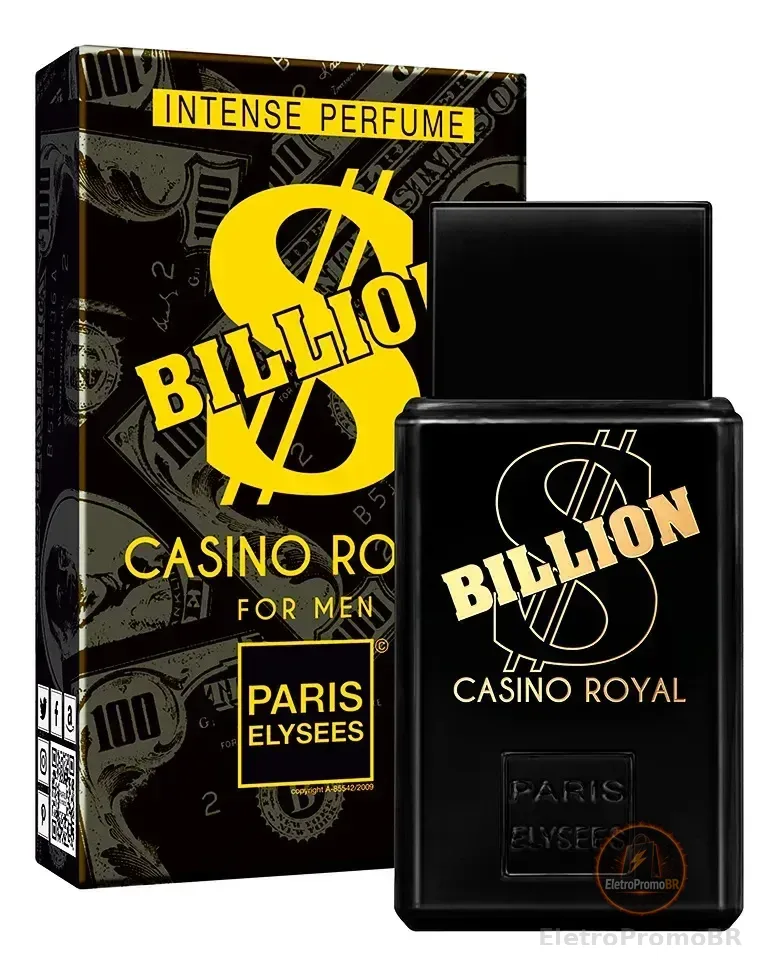 Perfume Billion Casino Royal Paris Elysees Masculino Intense 100ml