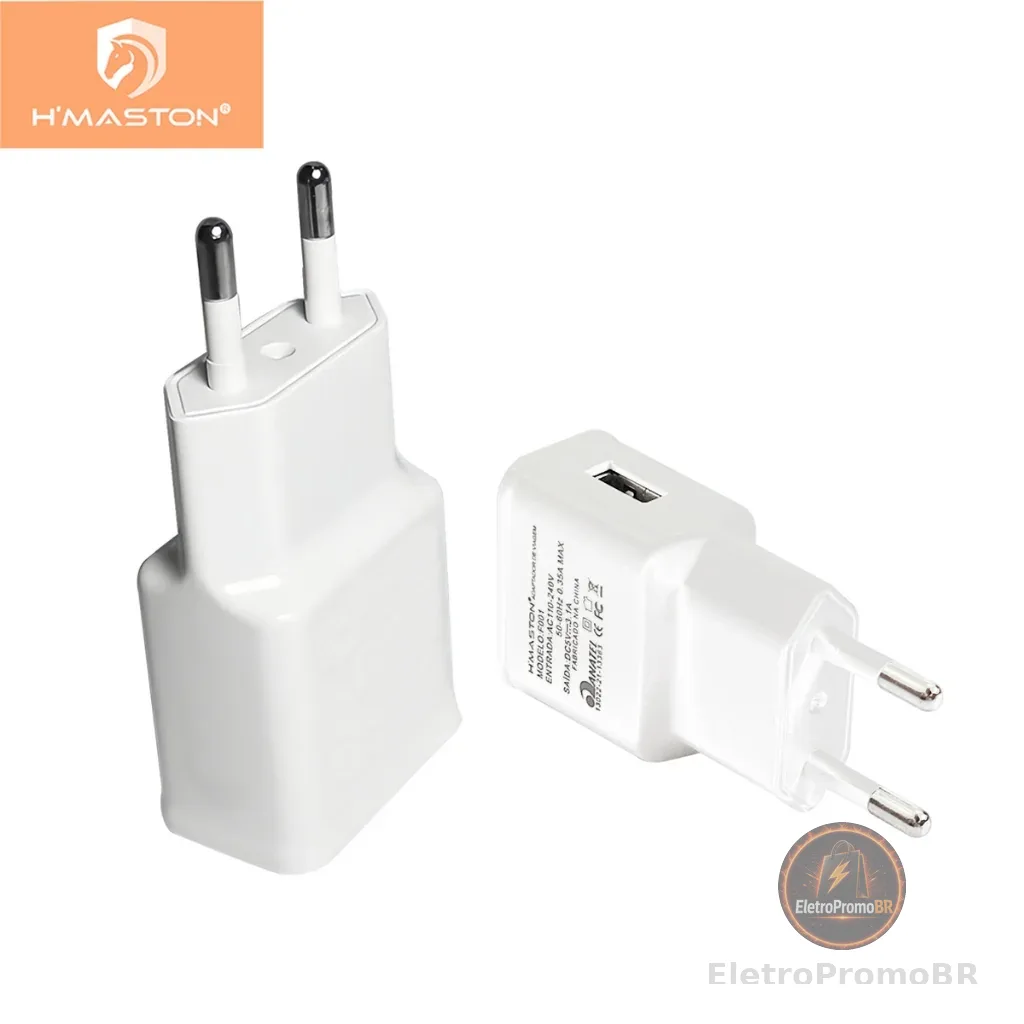 H'maston F001 Fonte 3.1A MAX Mini Carregador Original Portátil Usb