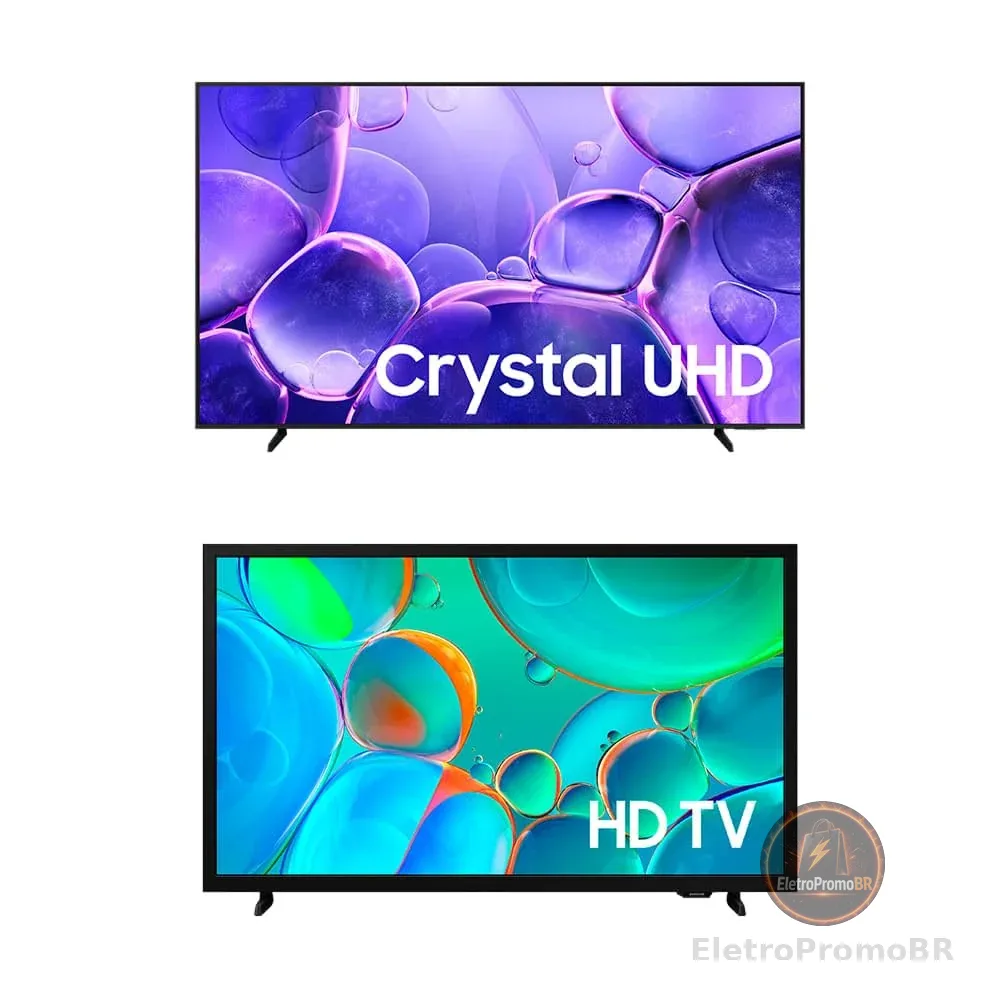 Smart TV 85" Crystal UHD 4K U8100F + Smart TV 32" HD H5000F