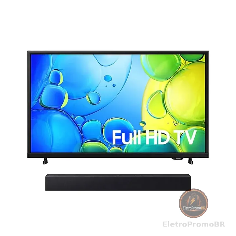 Samsung Combo Smart TV 43" Full HD F6000F 2025 + Soundbar HW-B400F/ZD