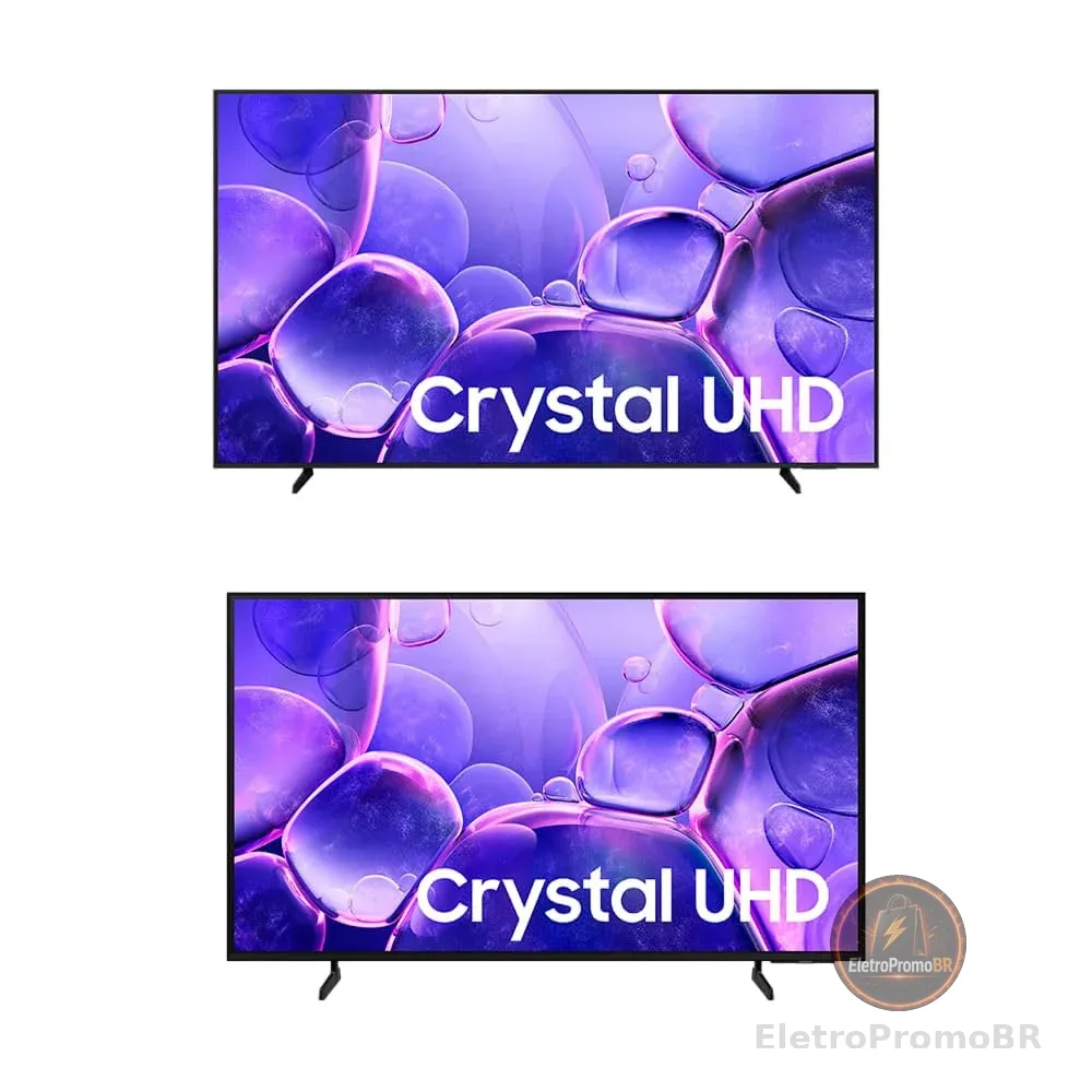 Smart TV 85" Crystal UHD 4K + Smart TV 55" Crystal UHD 4K U8600F