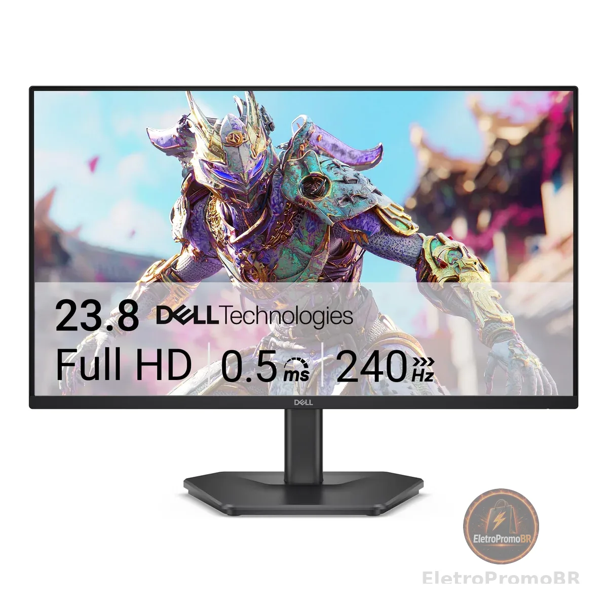 Monitor Dell 24, Fhd (1920 x 1080), 240 Hz, Ips, Se2426hg | 1000:1 de contraste, Brilho de 300 nits, 99% sRGB, Anti-Ofuscante, HDR10, VESA 100 x 100, Peso 2,72 kg