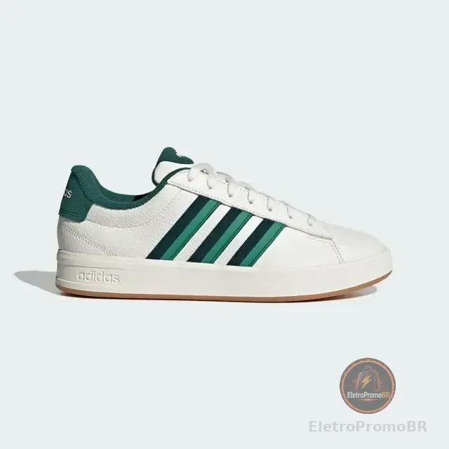 Tênis Masculino Grand Court 3.0 adidas Cwhite/aurivy/secogr Lisa 42 Br