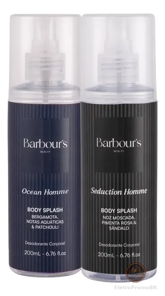 Body Splash Ocean E Seduction Homme Barbour's 200ml