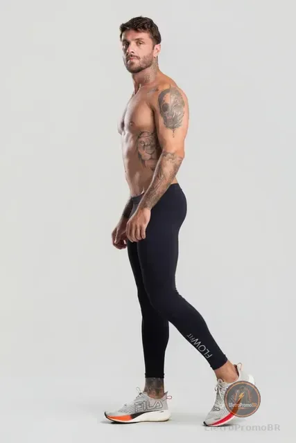 Calça Legging Compressão Masculina Flowfit Suplex Poliamida