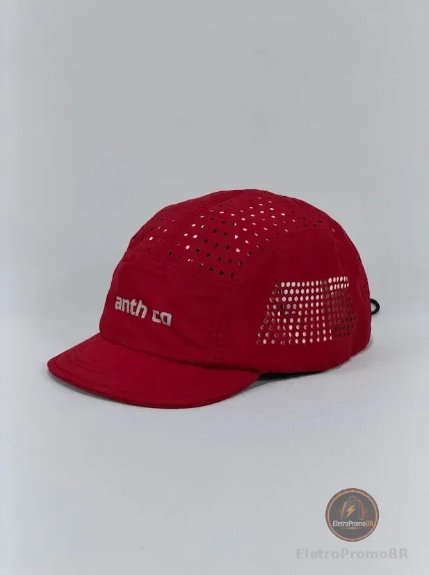 Boné Five Panel Aba Curta Flexível Esportivo Cor 3 Un