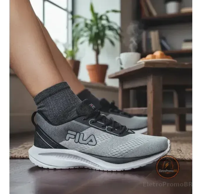 Tênis Fila Masculino Rise Up Esportivo Treino Original Cinza/grafite Lisa 39 39