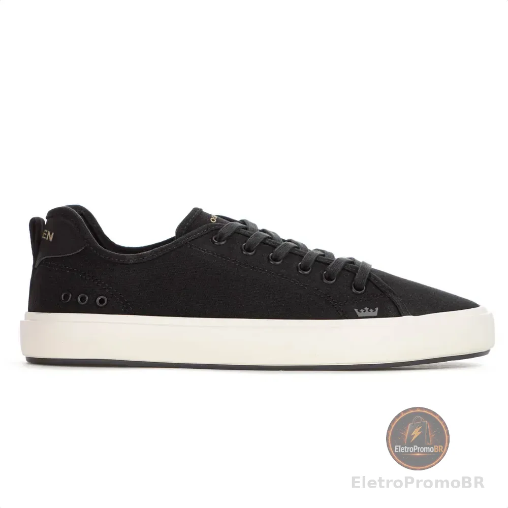 Tênis Osklen Drift Casual Leve Baixo Confortável Elegante Preto 40 Br