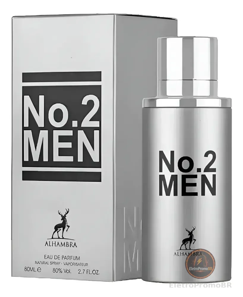 Perfume Árabe No2 Men 80ml Maison Alhambra | Fragrância Elegante E Intensa