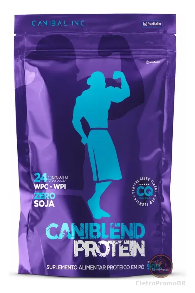 Whey Protein Caniblend Canibal Refil 900g Chocolate
