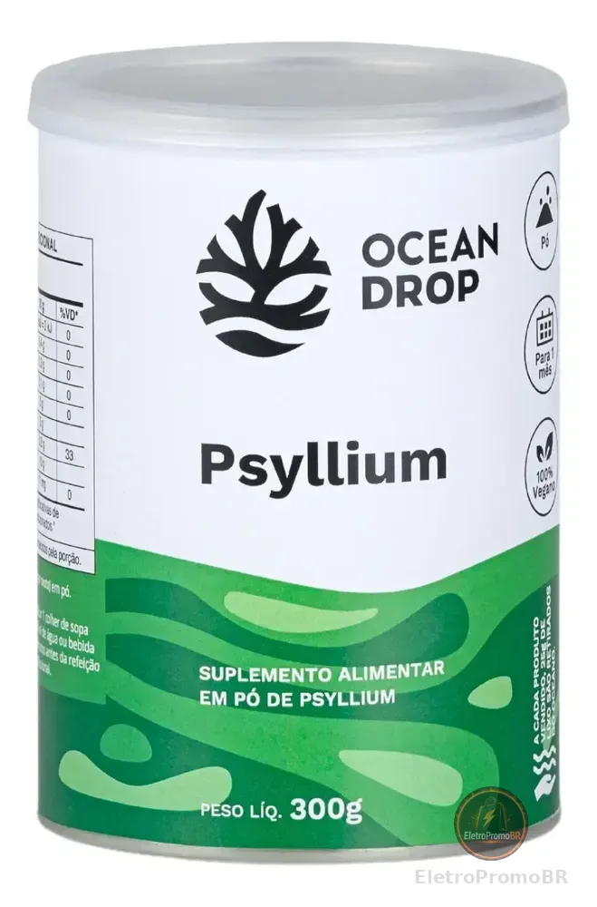 Psyllium Ocean Drop Fibras Probióticas, Saúde Da Microbiota