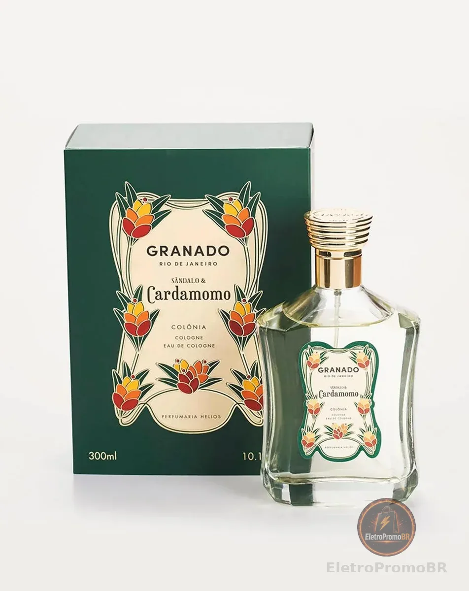 Granado Colônia, Vintage, Sândalo & Cardamomo, 300ml