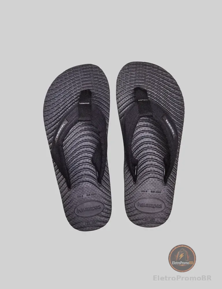 Sandalias Surfer Coast Havaianas Novo Grafite Lisa 37/38