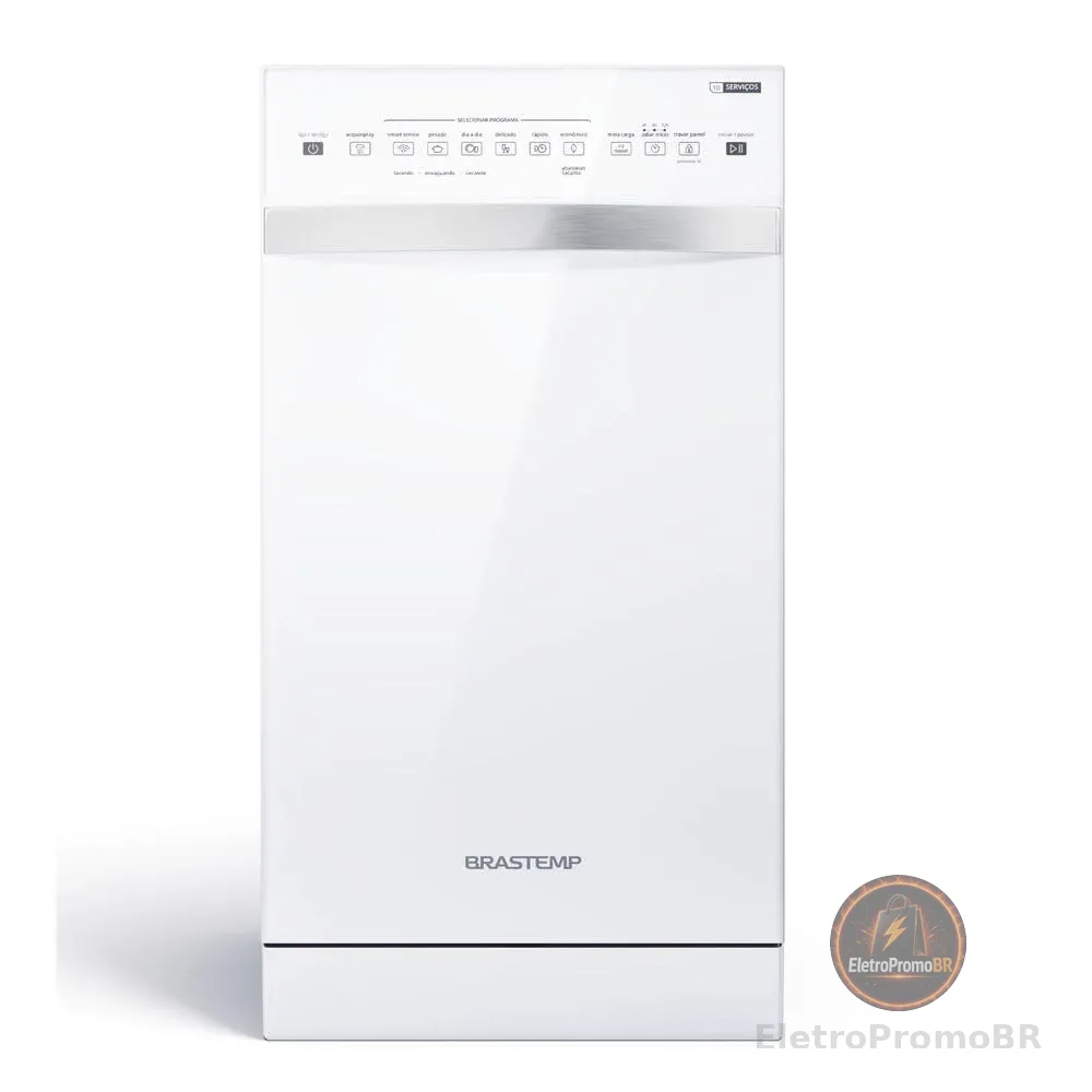 Lava-Louças 10 Serviços Brastemp Branco com Ciclo Pesado - BLF10BB 110V