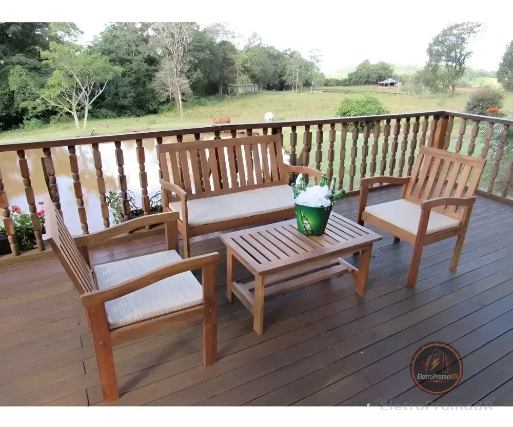 Conjunto Robust Tecido Bege Magazine Decor