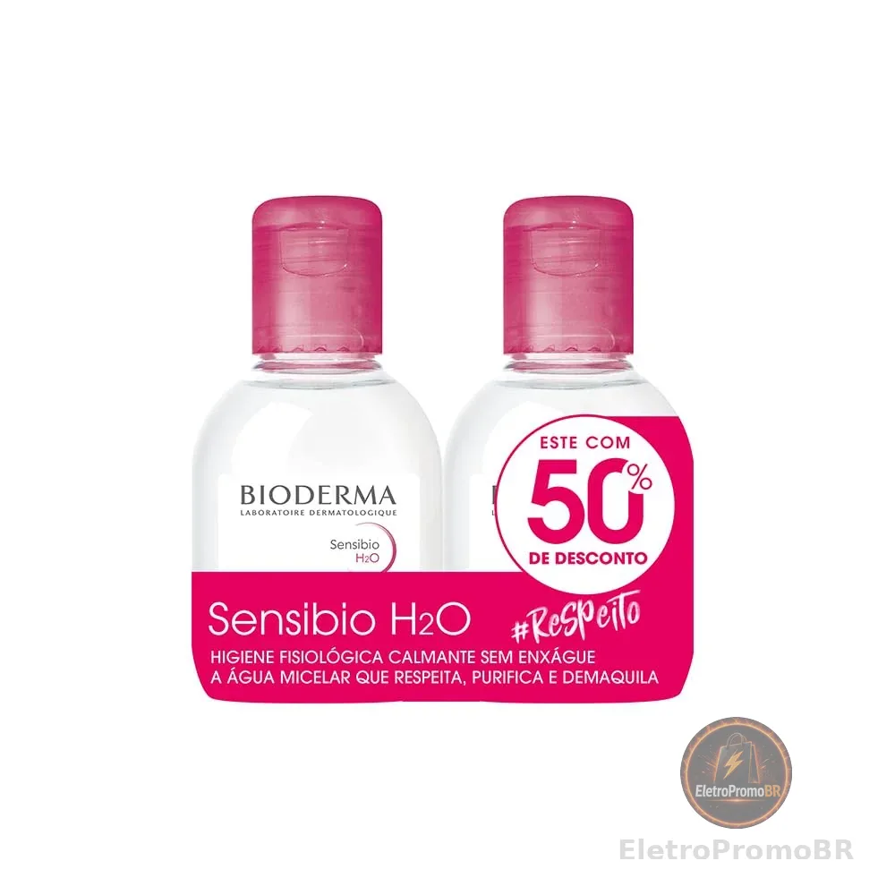 Kit Sensibio H2O 100Ml + Sensibio H2O 100Ml 50%, Bioderma
