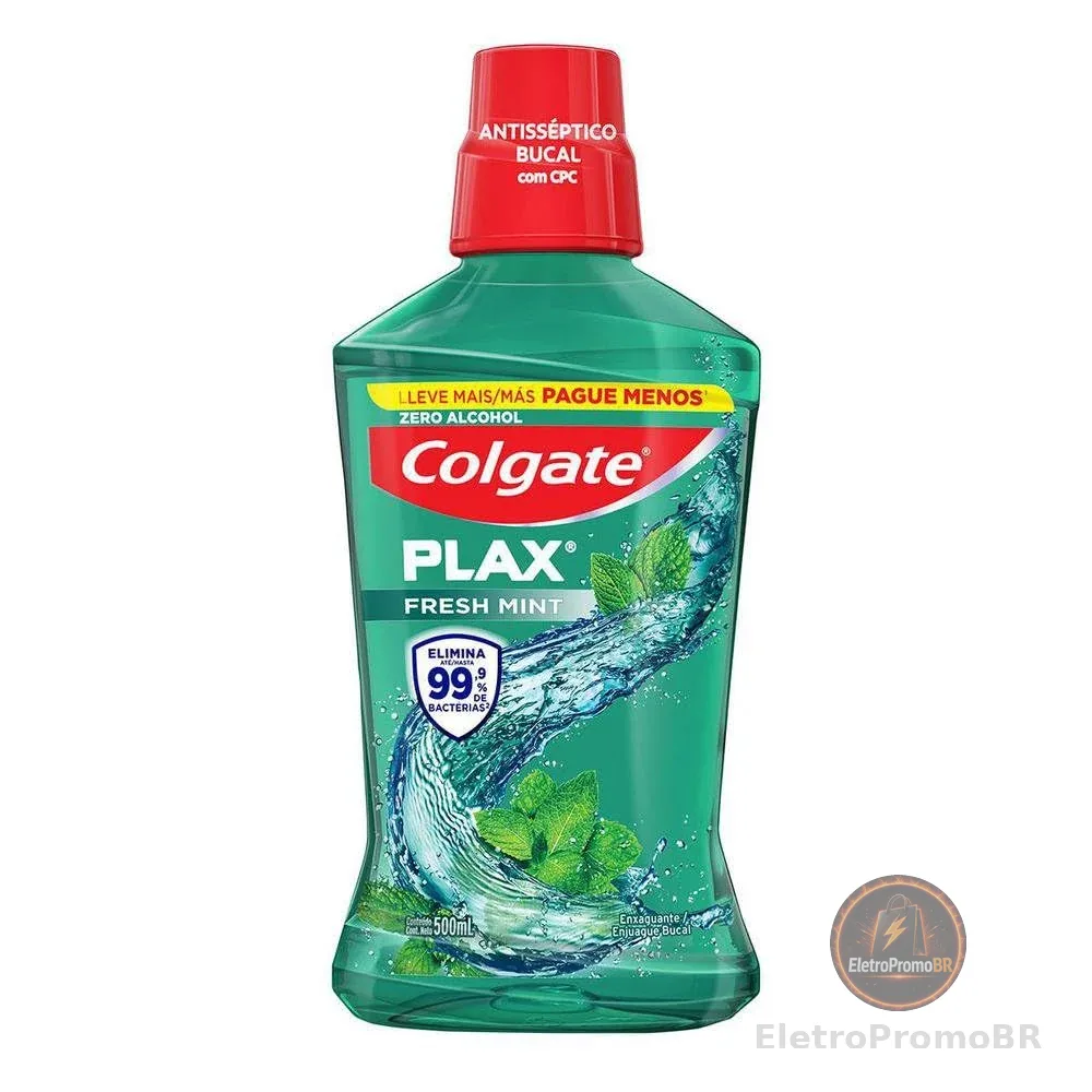 Enxaguante Bucal Colgate Plax Fresh Mint 500ml