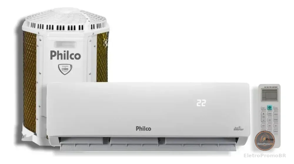 Ar Condicionado Inverter Philco 9000 Btus Frio 220v Pac9ft Branco 220v