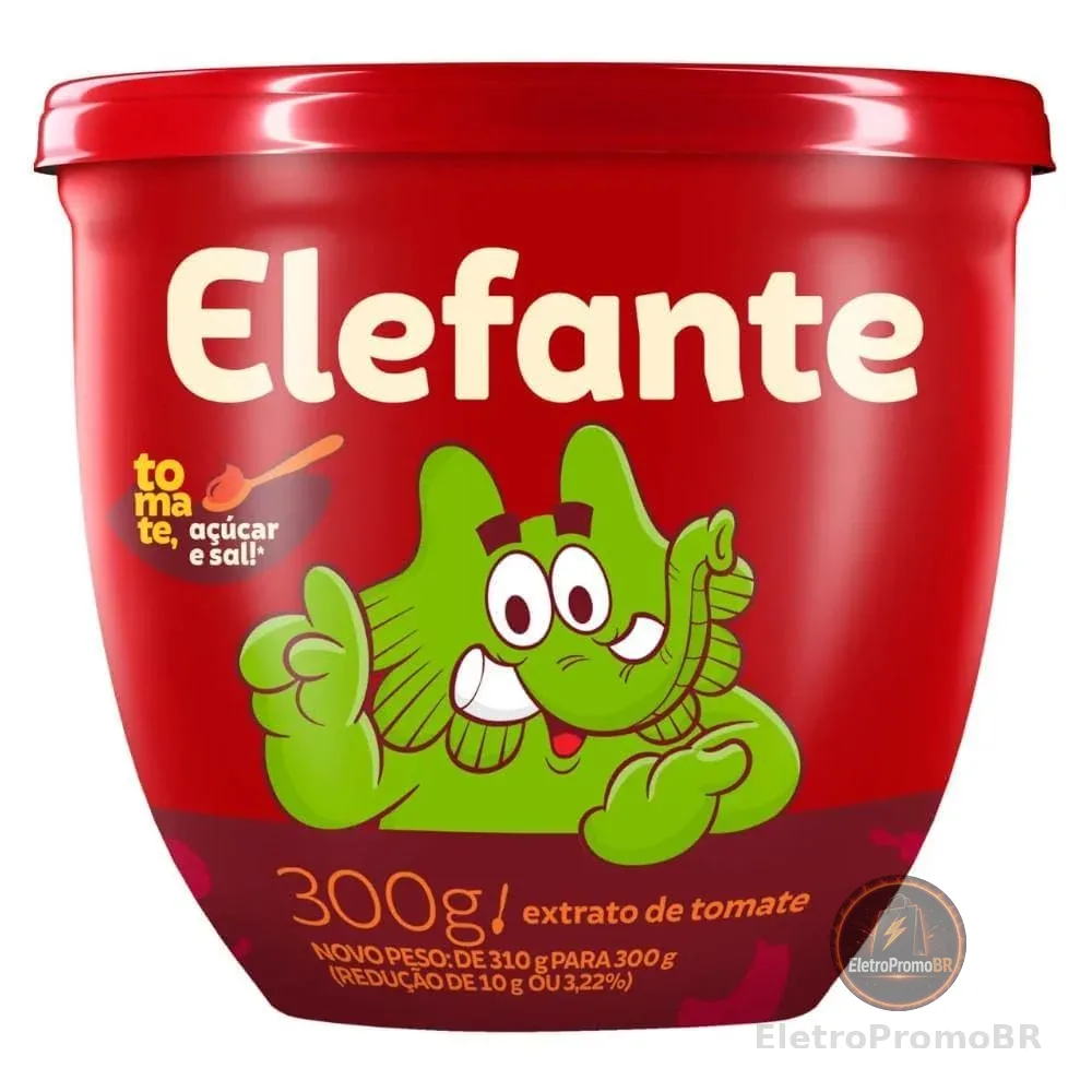ELEFANTE EXTRATO DE TOMATE POTE 300G