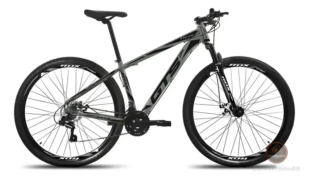Bicicleta Aro 29 Gts Alumínio Rdx 24v Freio A Disco Cor Cinza/preto Tamanho Do Quadro 21