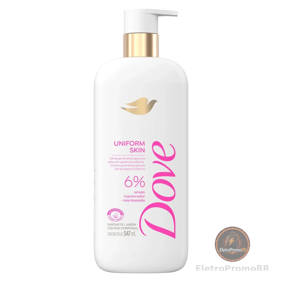 Dove Sabonete Sérum Líquido Uniform Skin 547ml
