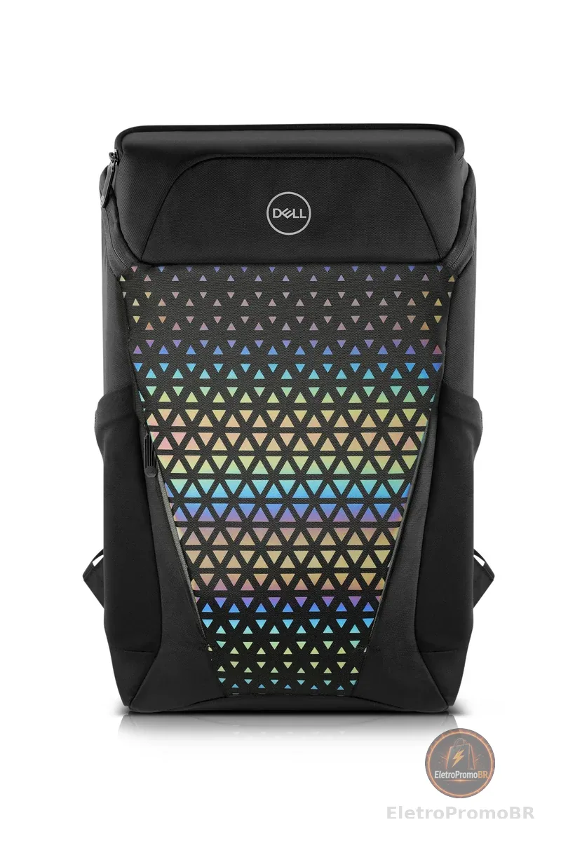 Mochila Dell Gaming 17 para Notebook, 17 | Peso 98 g, Resistente à Água, Multíplos Bolsos, Acolchoado, Compatível com Dell Gaming, Alça Ajustável, Design Refletor