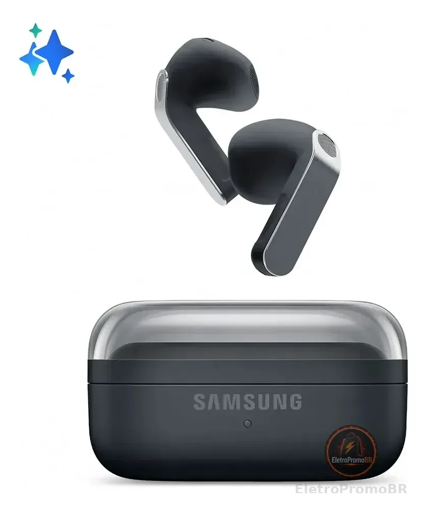Fone de ouvido in-ear sem fio Samsung galaxy Galaxy Buds4 SM-R540N preto