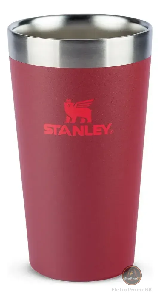 Copo Térmico para Cerveja Stanley Pint Adventure Cranberry 354ml