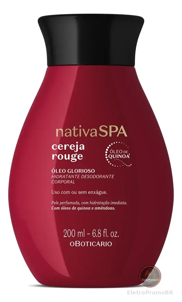O Boticário Nativa Spa Cereja Rouge Óleo Hidratante Corporal Cereja Rouge