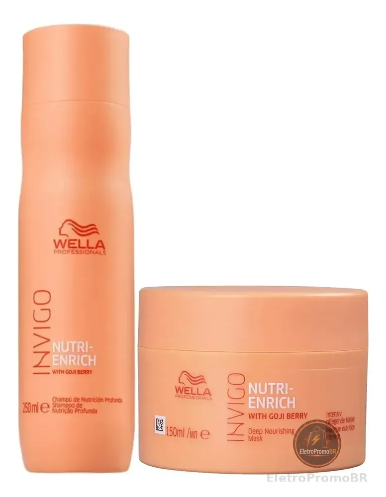 Kit Invigo Nutri Enrich Shampoo 250ml E Máscara 150ml