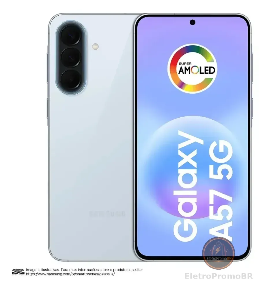 Celular Samsung Galaxy A57 5g 128gb, 8gb Ram, Recursos Ai