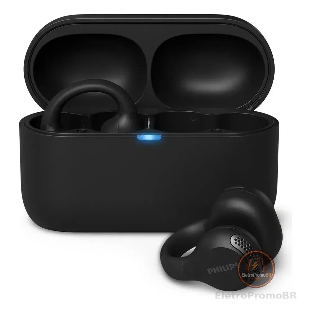 Fone De Ouvido Ear Cuff Sem Fio Philips Bluetooth Preto Taq2000bk/00