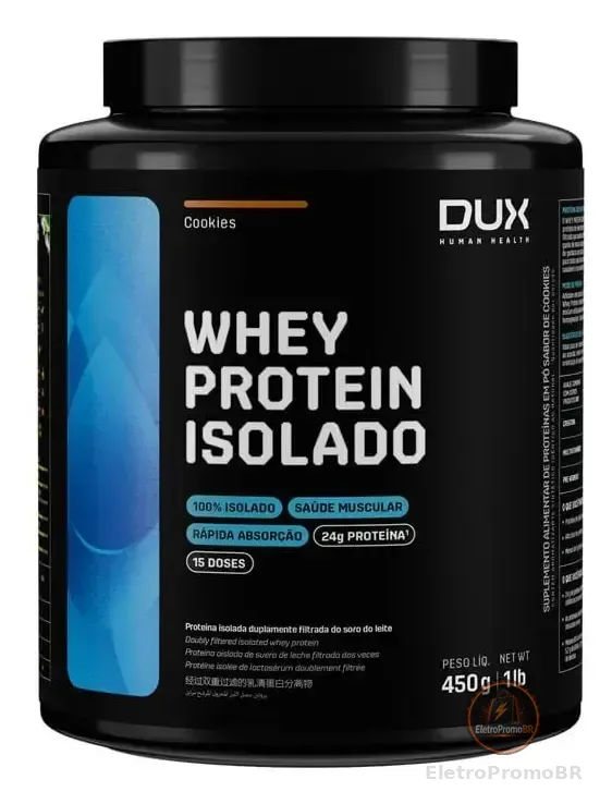 Whey Protein Isolado - Pote 450g Sabor Doce De Leite Doce De Leite Doce De Leite