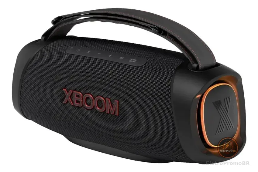 Caixa de Som XBOOM XG8T Bluetooth Portátil Preto LG