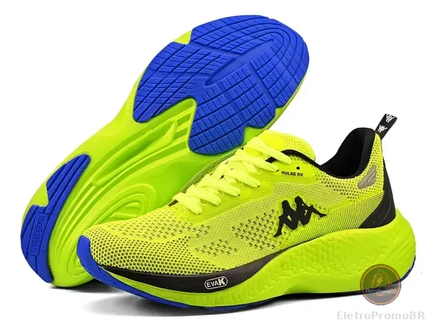 Tênis Kappa Pulse Rx Unissex Corrida Conforto
