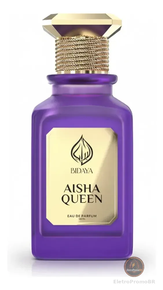 Bidaya Aisha Queen Perfume Árabe Eau De Parfum Feminino 100ml Oriental Floral Ambarado