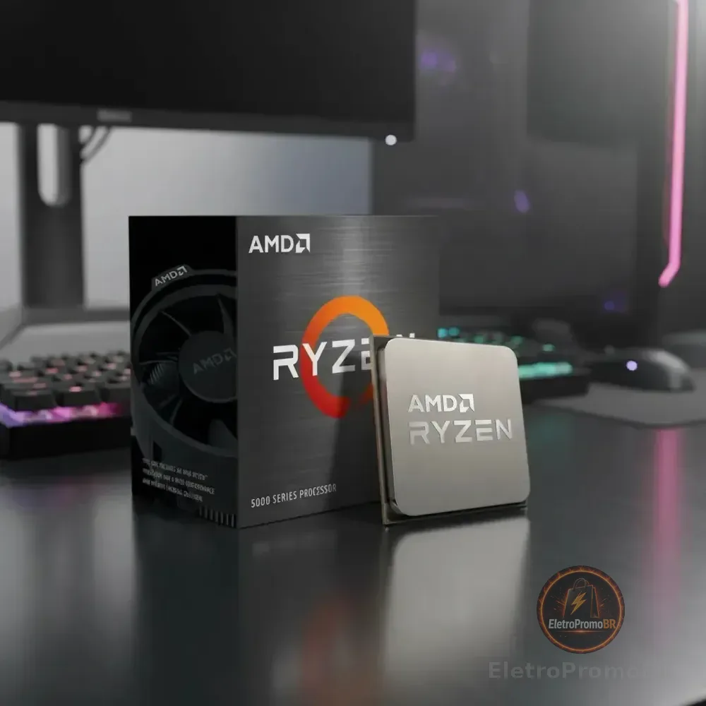Processador AMD Ryzen 5 5500 3.6GHz 4.2GHz Max Turbo Cache 16MB AM4